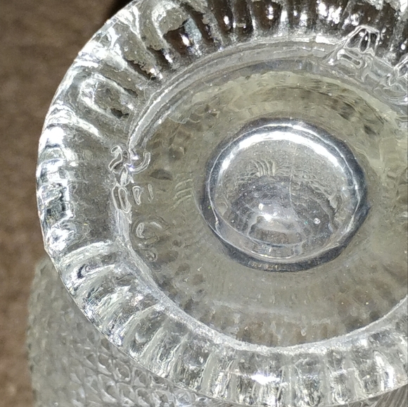 VINTAGE ADAM GLASS/  CRYSTAL EMPTY PERFUME BOTTLE,  MADE IN  ITALY! - Picture 14 of 14